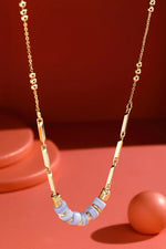 Light Blue Bead Necklace