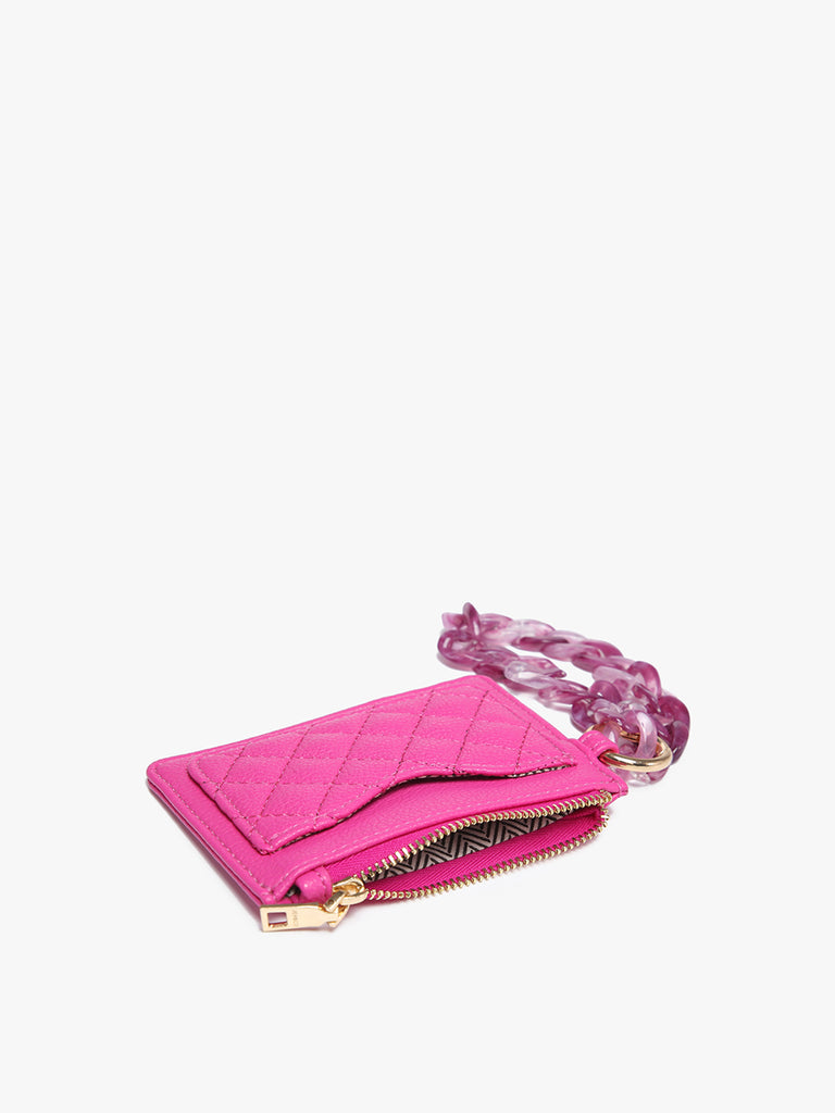 Rhodes Quilted Wallet w/ Chain Bangle