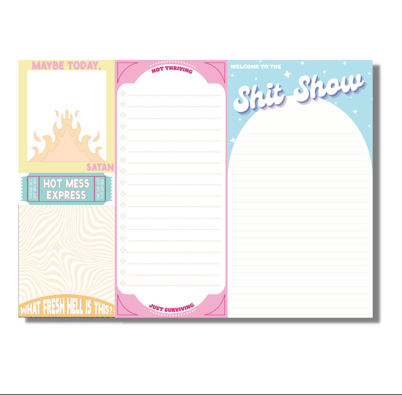 Welcome To The Shit Show Notepad Set