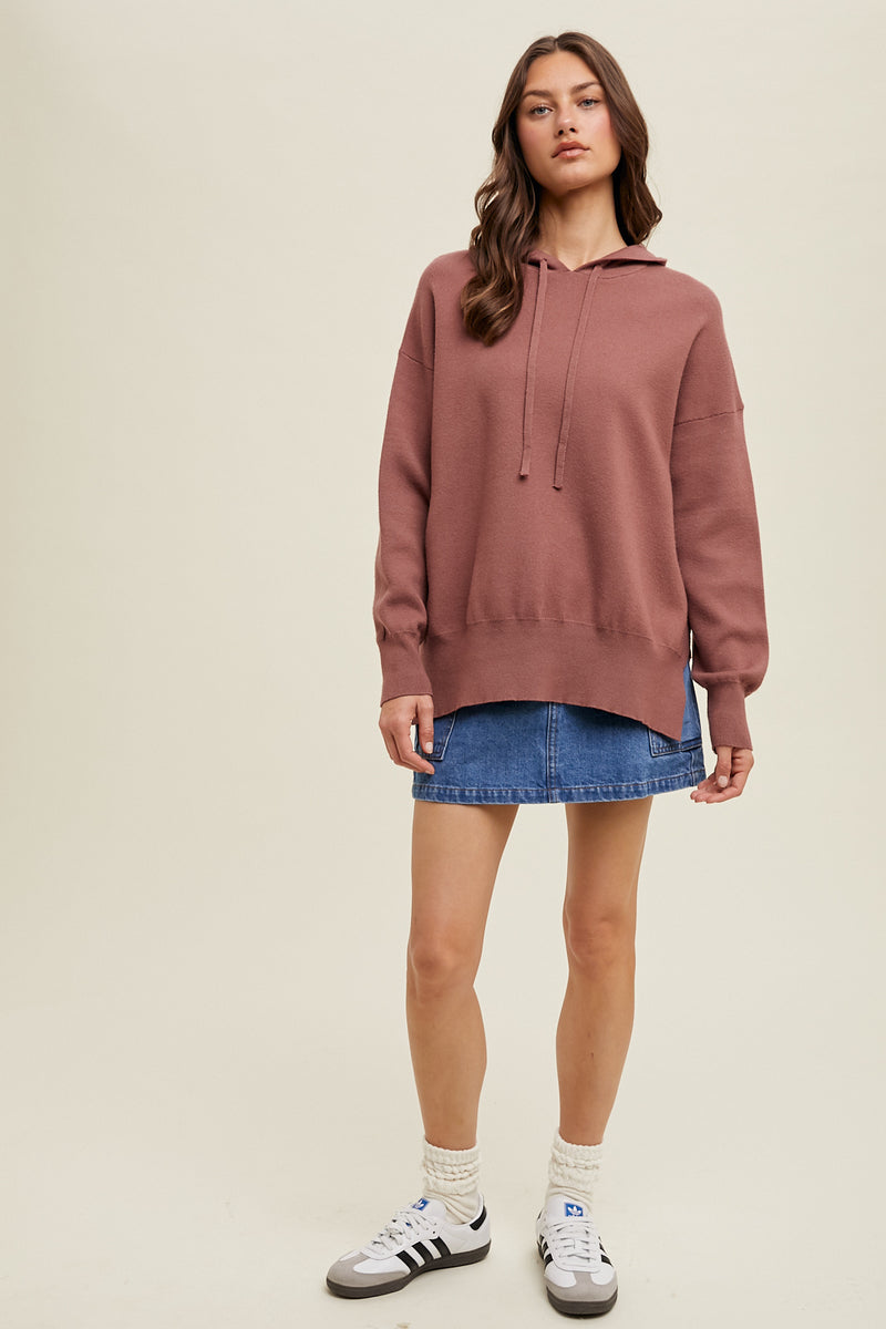 Red Bean Hoodie Sweater