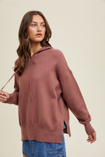 Red Bean Hoodie Sweater