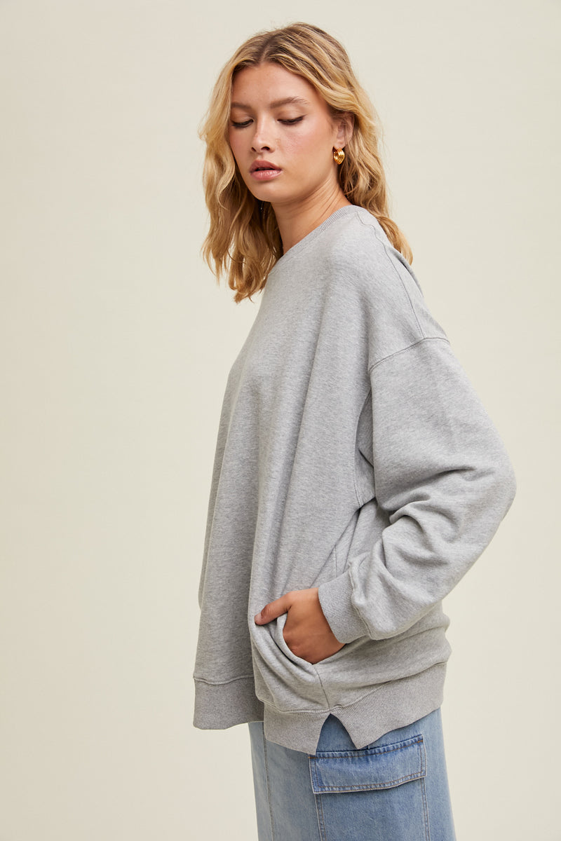 Heather Grey Pullover