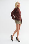 Bordeaux Mock Neck Sweater