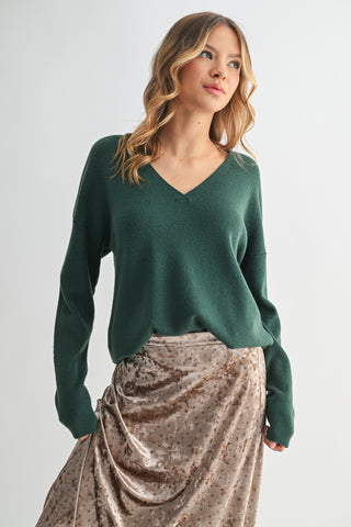Teal Green Lightweight Sweater