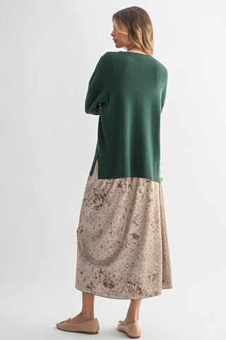 Teal Green Lightweight Sweater