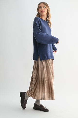 Navy Oversized Sweater