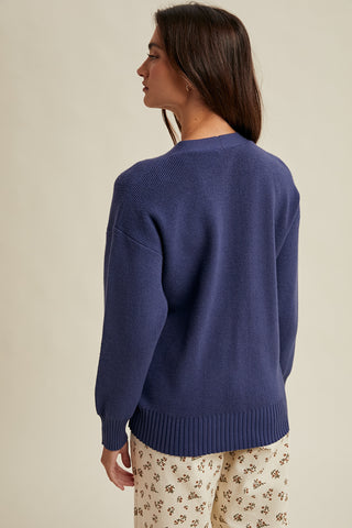 Indigo Sweater Cardigan