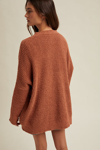 Brushed Sweater Cardigan