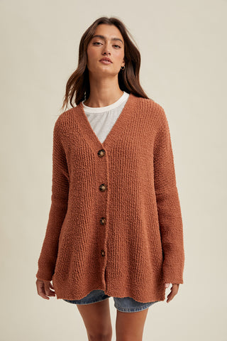 Brushed Sweater Cardigan