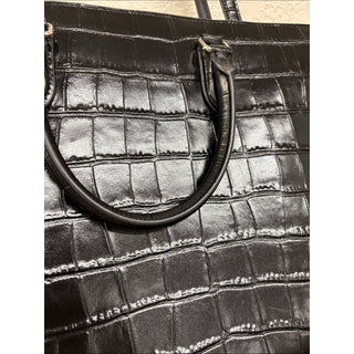 Coach Maggie tote bag Black Croc-Embossed Leather