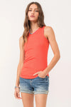 Cleo Ribbed Tank by Another Love