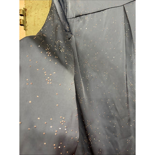 Aqua Blue sparkling Button-Down Shirt