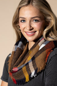 Everyday Plaid Infinity Scarf