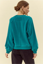 Teal Soft Knit Pullover