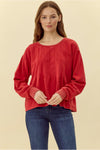 Red Radiance Top