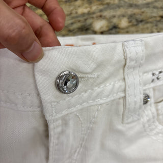 Rock Revival Jeans Crystals Embroidered Shorts 28