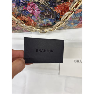 Brahmin Mod Esme Melbourne Leather Shoulder Bag With Chain Strap NWT