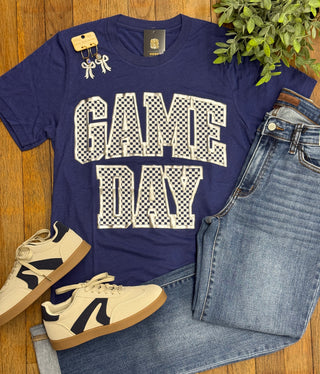 Checkered Game Day Tee