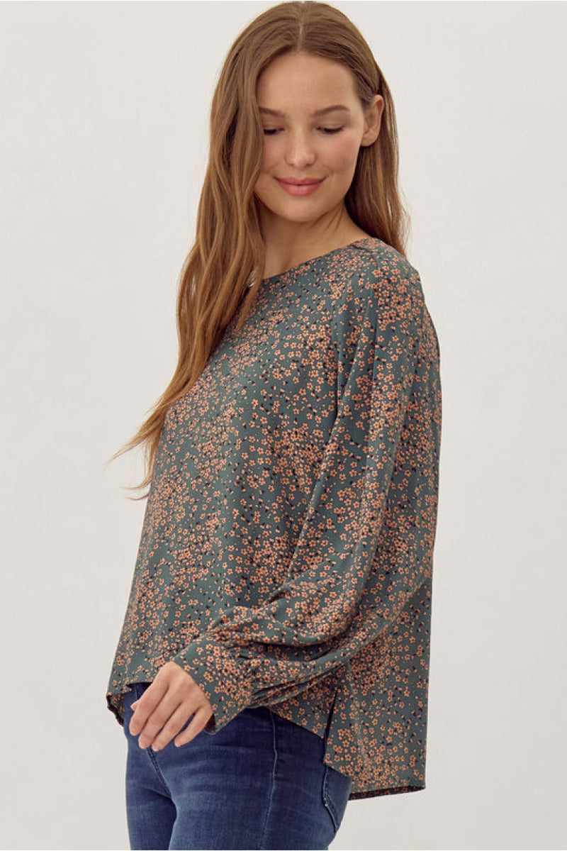 Kale Dream Floral Top