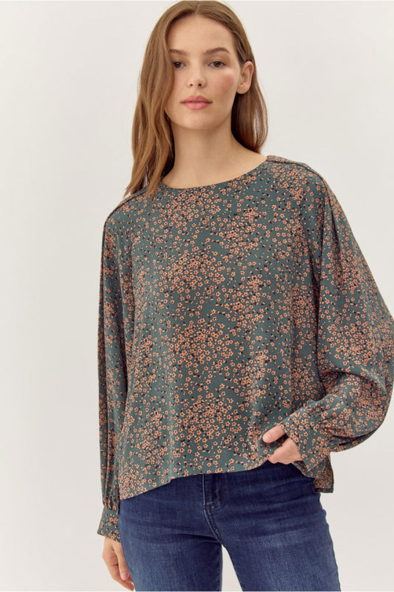 Kale Dream Floral Top