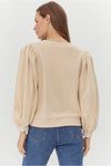 Cream Vintage Wash Sweatshirt