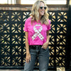 Think Pink Glitter Ribbon Tee