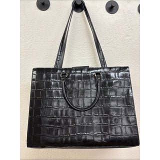 Coach Maggie tote bag Black Croc-Embossed Leather