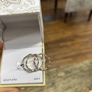 Charter Club Ring Size 9 Gold Plated