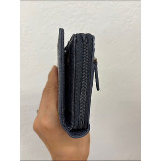 Mancini gray Leather Wallet