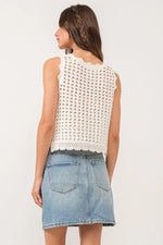 Another Love Marigold Eyelet Tank