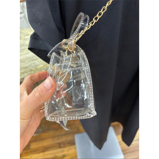 Like dreams Clear Mini Crossbody Bag with Chain Strap