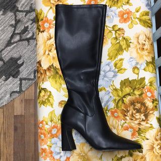 Steve Madden Black Knee-High Women's Boots W9.5