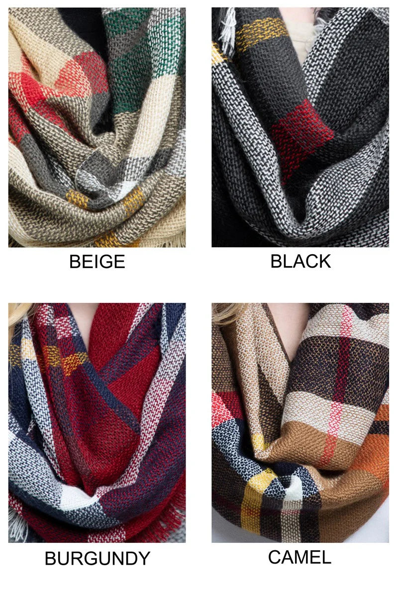 Everyday Plaid Infinity Scarf