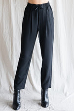 Black Straight Leg Pants