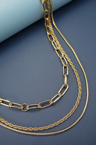 Gold Multi Chain Necklace