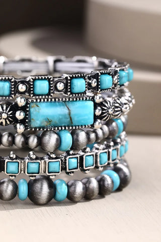 Turquoise Bracelet Set