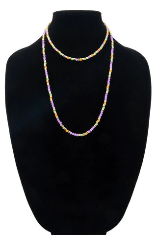 Lavender Bead Necklace