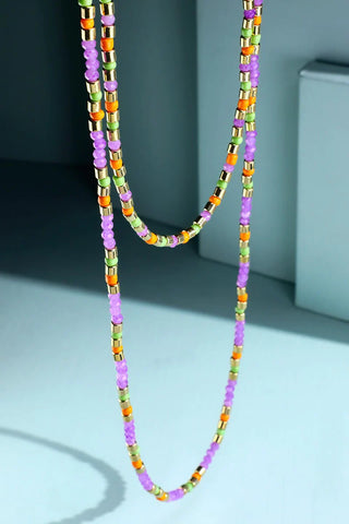 Lavender Bead Necklace