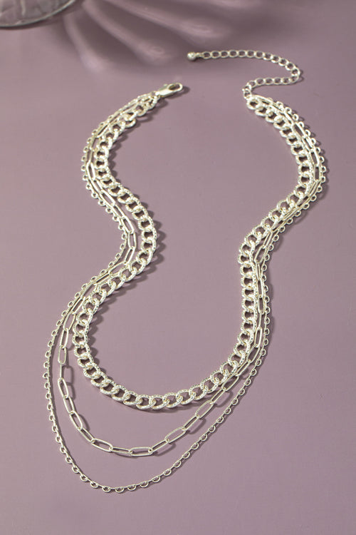 Layered Mix Chain Necklace