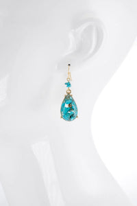 Stone Teardrop Earrings