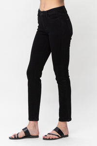 Judy Blue Mid-Rise Jet Black Slim Fit Jeans