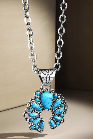 Western Handstone Blossom Necklace