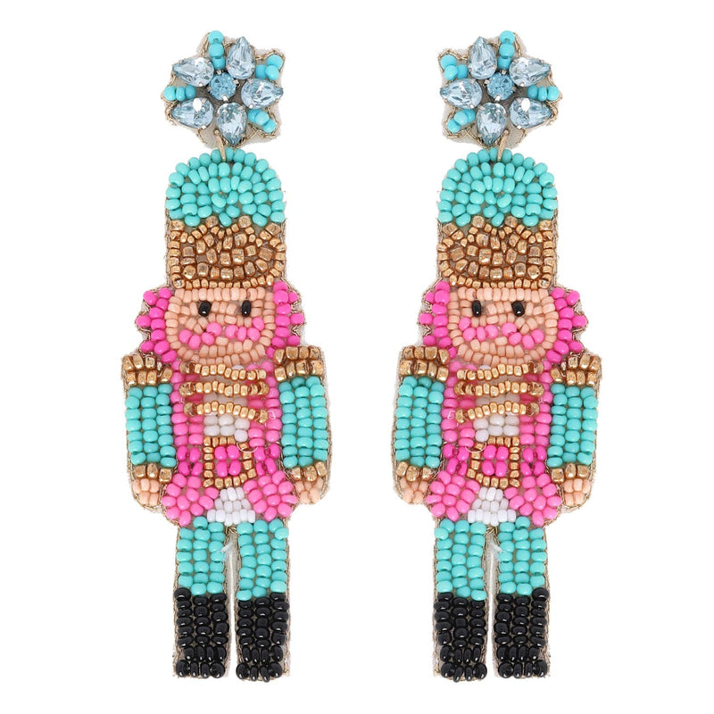 Nutcracker Beaded Earrings