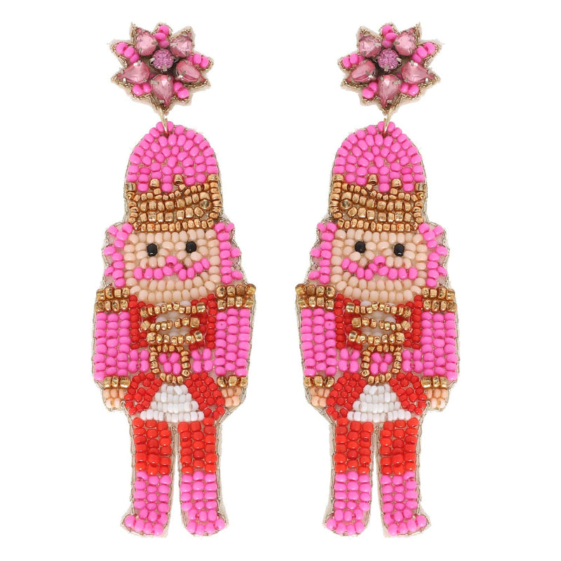 Nutcracker Beaded Earrings