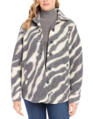 Karen Kane Brushed Shirt Jacket