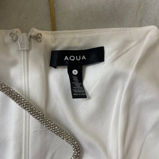 Aqua Elegant Crystal Tank Dress Size S