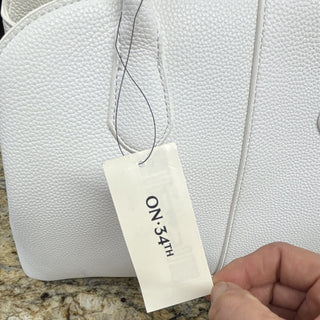 On 34th White Satchel Bag Crossbody
