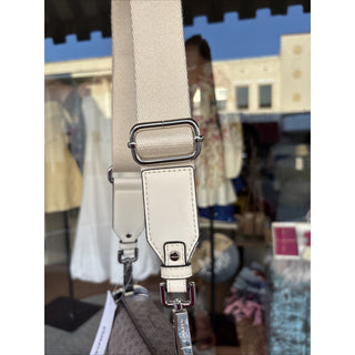 Calvin Klein Fay Signature Adjustable Crossbody with Magnetic Top Closure
