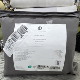 Hotel Collection Italian Percale Cotton 4 pc Sheet Set,Queen $450