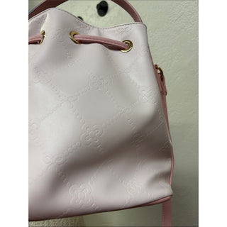 Crossi like dream Light Pink Bucket Shoulder Bag Crossbody